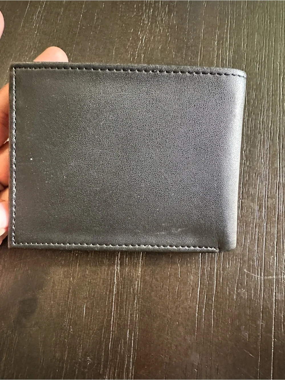 Black Leather Card & Key Holder Wallet
